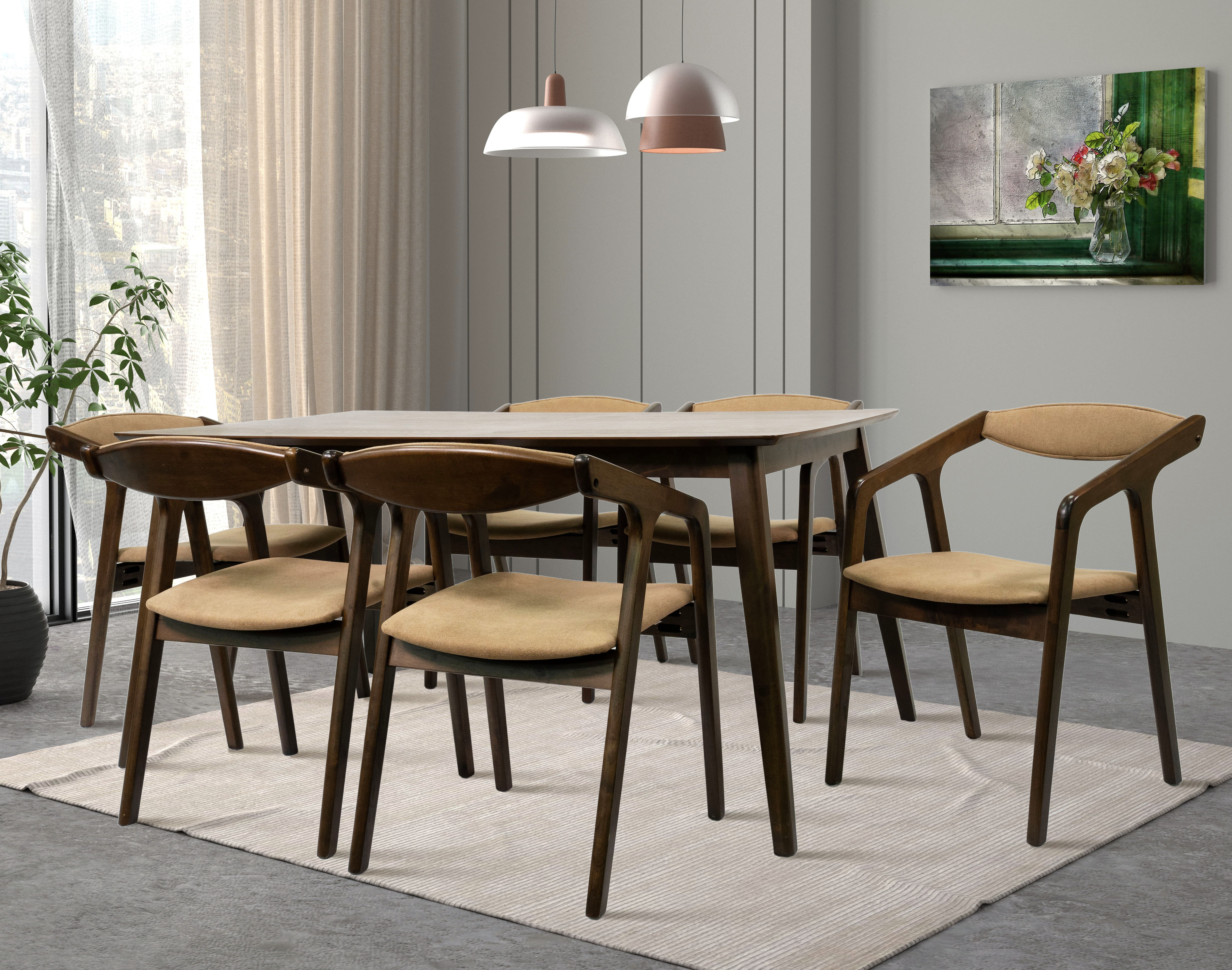 Corrigan Studio® Hyosuke 59'' DINING TABLE SET | Wayfair